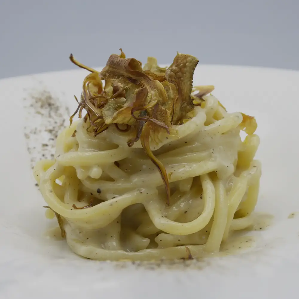 cacio e pepe pâtes Auberge de la Croix-Blanche Gingins cacio e pepe pâtes Auberge de la Croix-Blanche Gingins